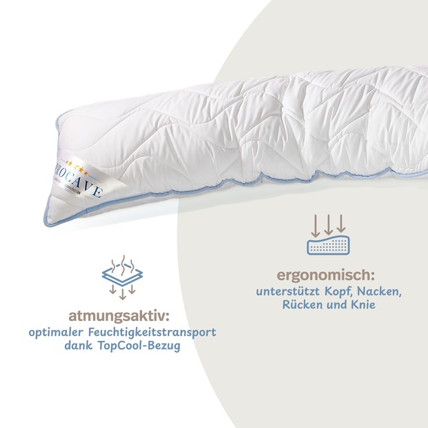 Seitenschläferkissen mit TopCool-Bezug