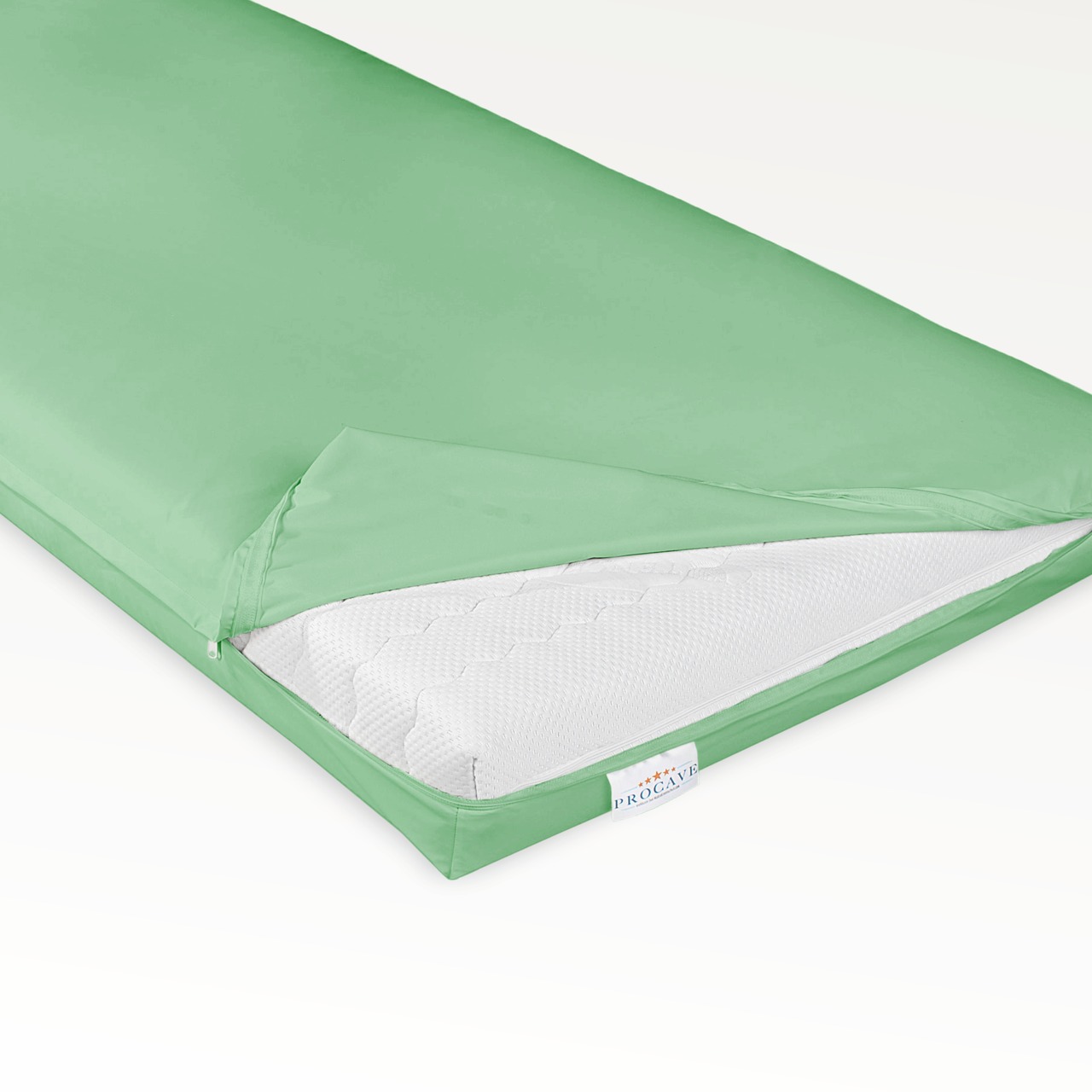 wasserdichter Matratzenbezug grün