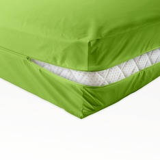 unversteppter Matratzenbezug apfelgrün