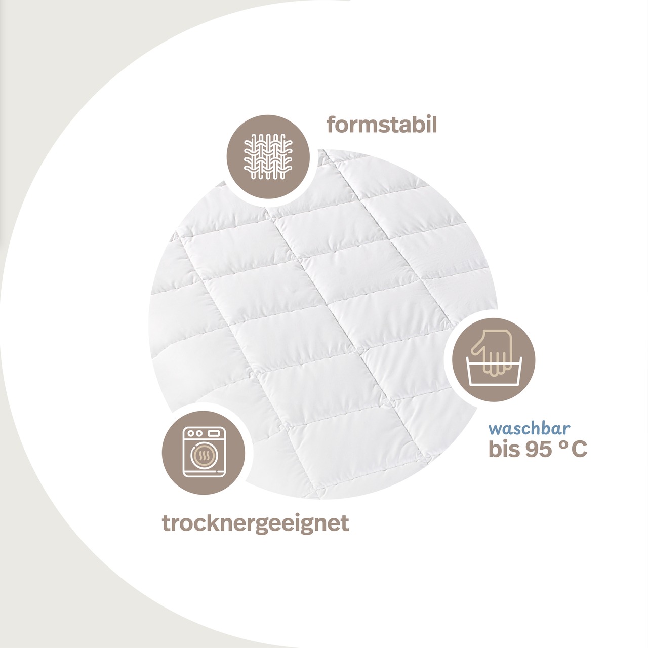 TopCool kochfeste Qualitäts-Sommerbettdecke