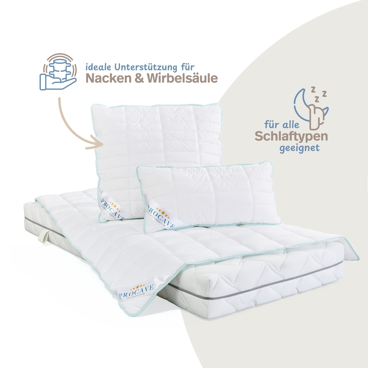 ALLERGENA Kopfkissen für Allergiker