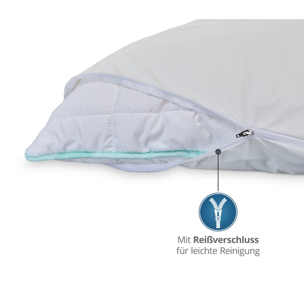 wasserdichter Inkontinenz Bettdeckenbezug abwischbar in weiß