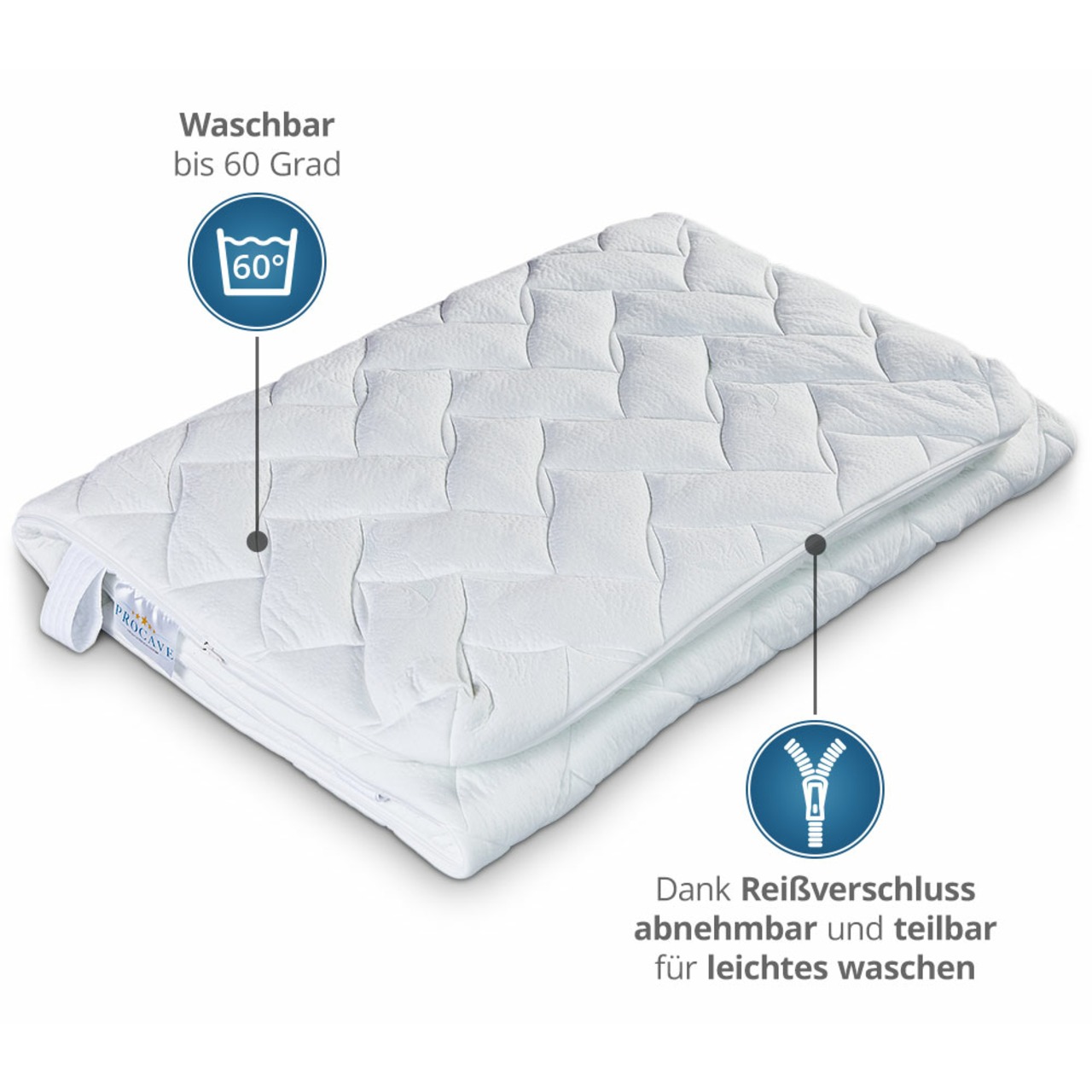 AloeVera Matratzenbezug versteppt