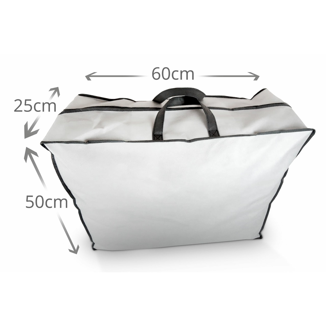 Aufbewahrungstasche mit Reißverschluss für Bettdecken & Kissen