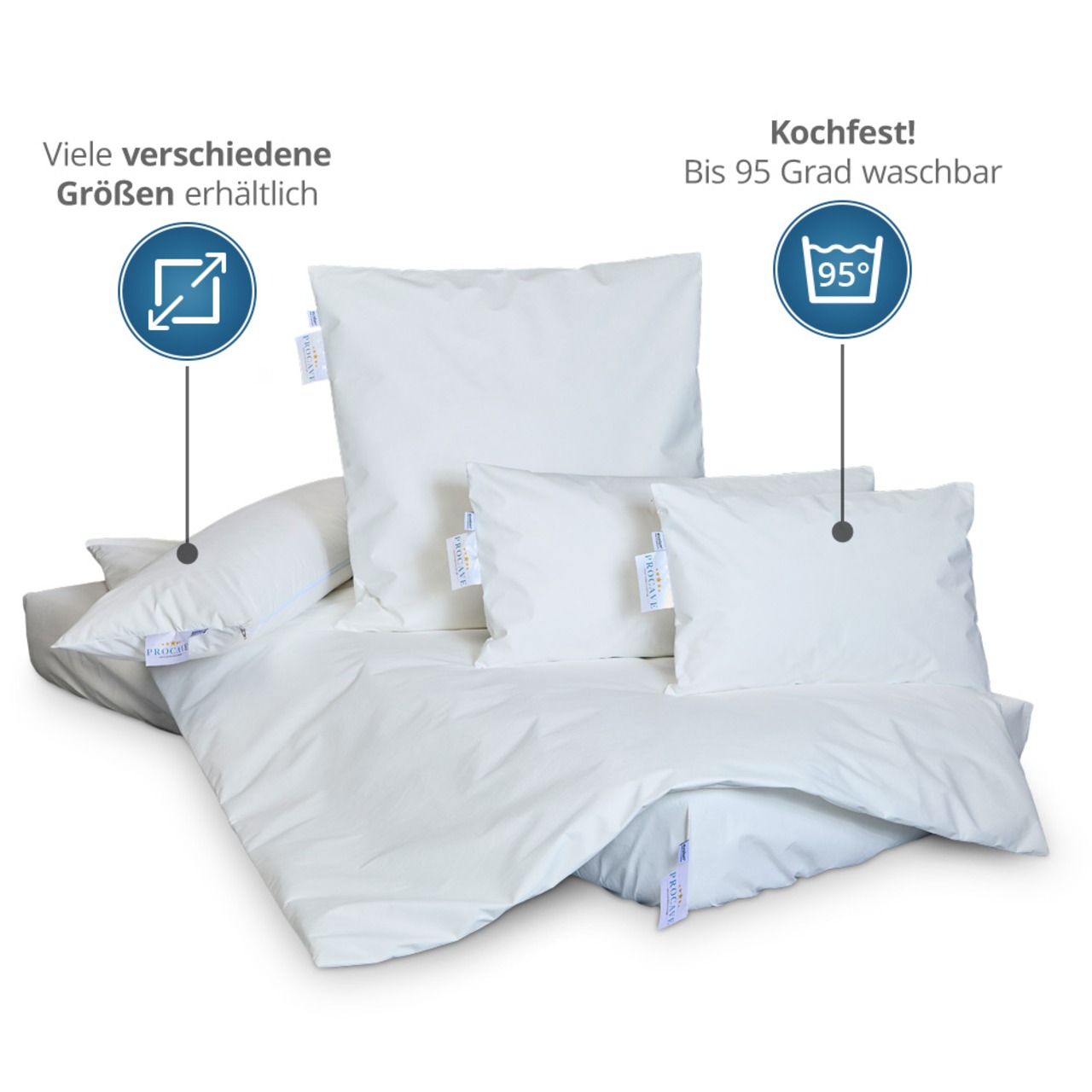 Anti Milben Encasing - Allergiker Kissenbezüge aus Evolon
