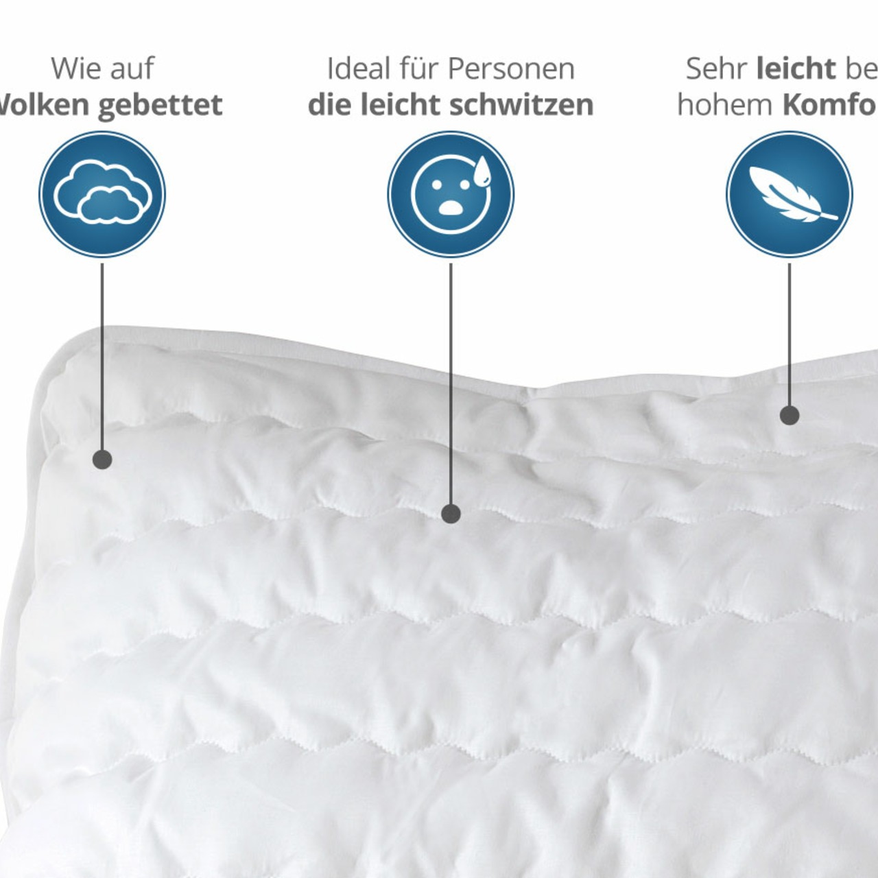 MICRO-COMFORT Kissen versteppt