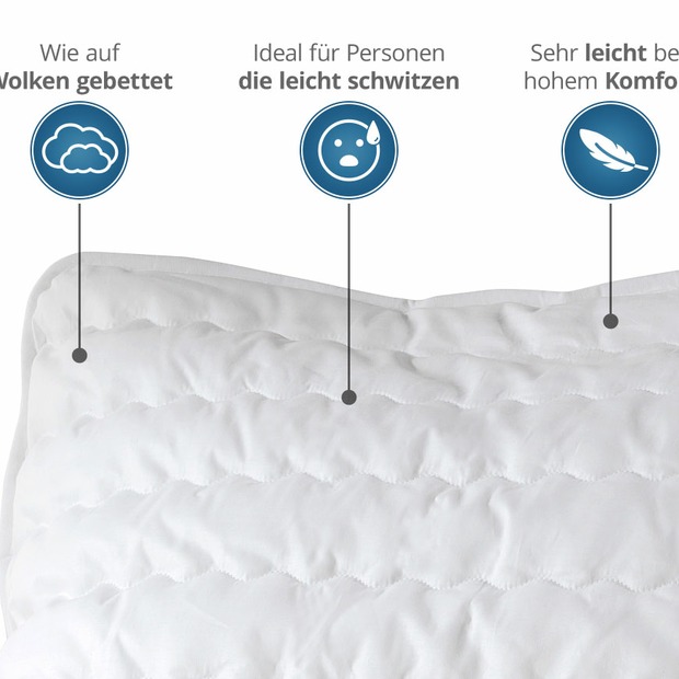 MICRO-COMFORT Kissen versteppt