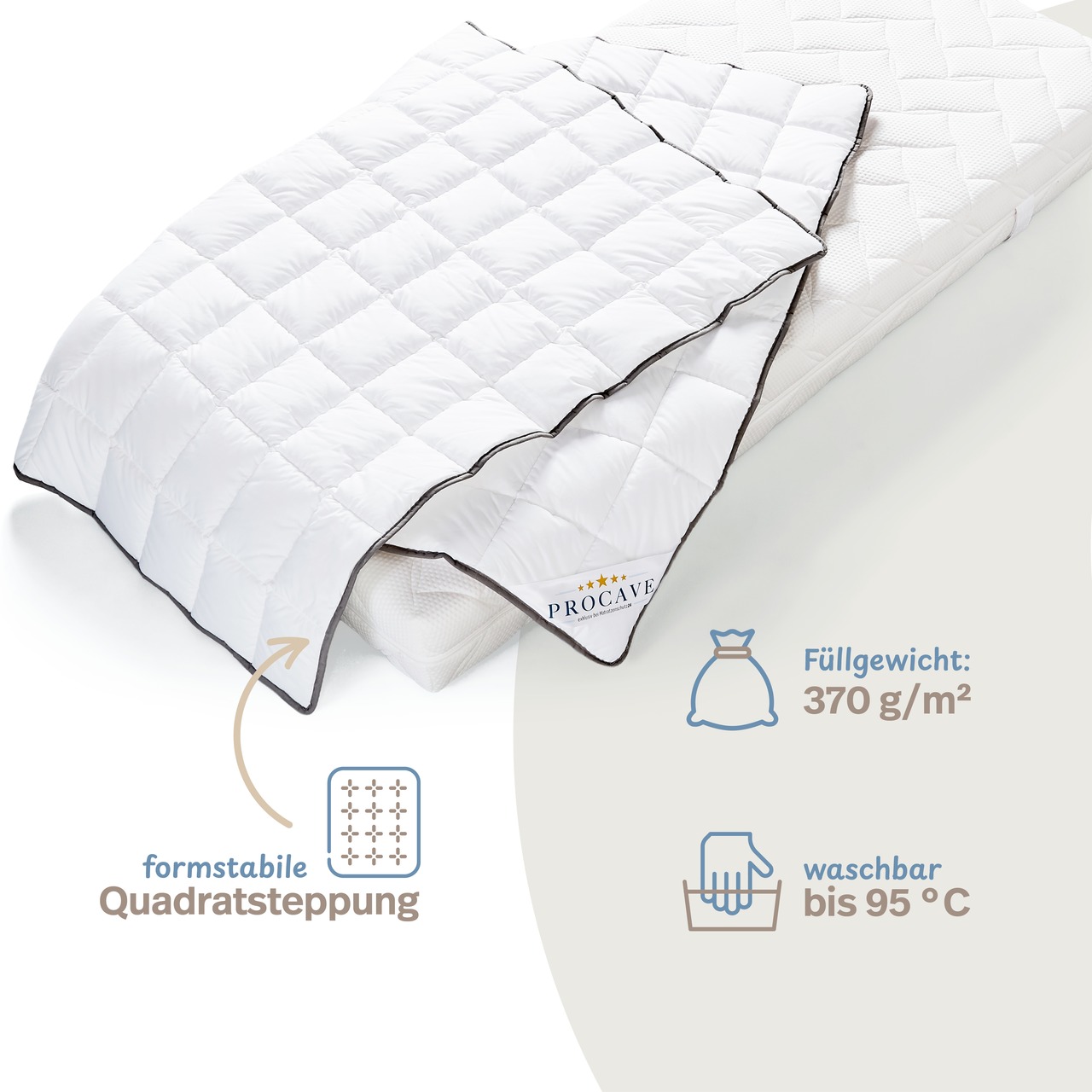 OBJEKT Bettdecke kochfest in Hotel-Qualität