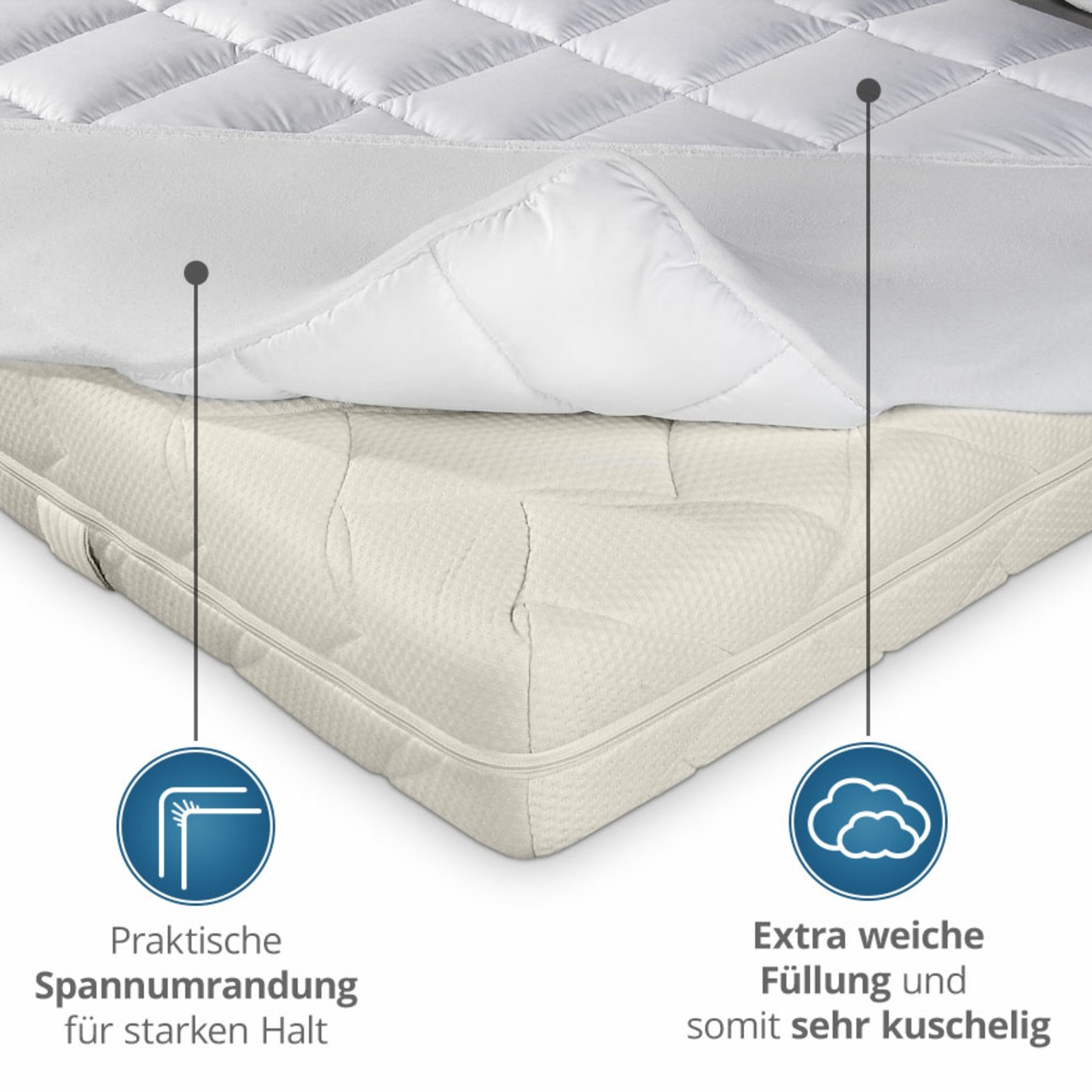 MICRO-COMFORT Matratzenschoner mit Spannumrandung