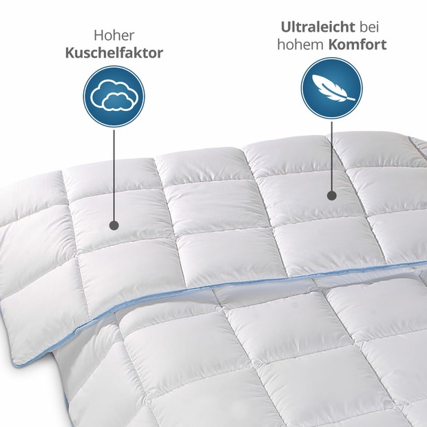 TopCool kochfeste Qualitäts-Ganzjahresdecke