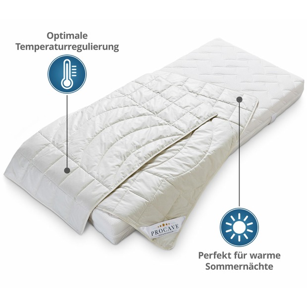 Kamelhaar Exquisit Qualitäts-Bettdecke für den Sommer