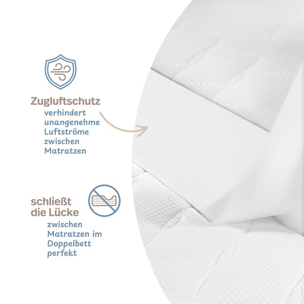 Matratzen-Brücke aus Schaumstoff