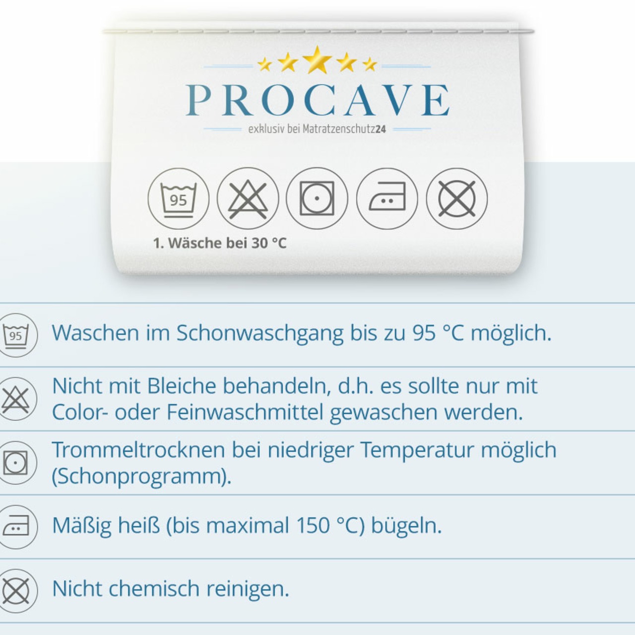 Molton Matratzenauflage mit Sanfor-Ausrüstung