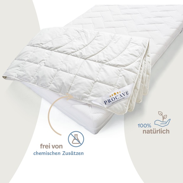 Kamelhaar Exquisit Qualitäts-Bettdecke - Sommer