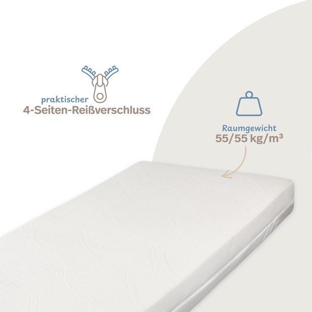 Luxusviscomatratze VT 3 mit Medicare-Bezug