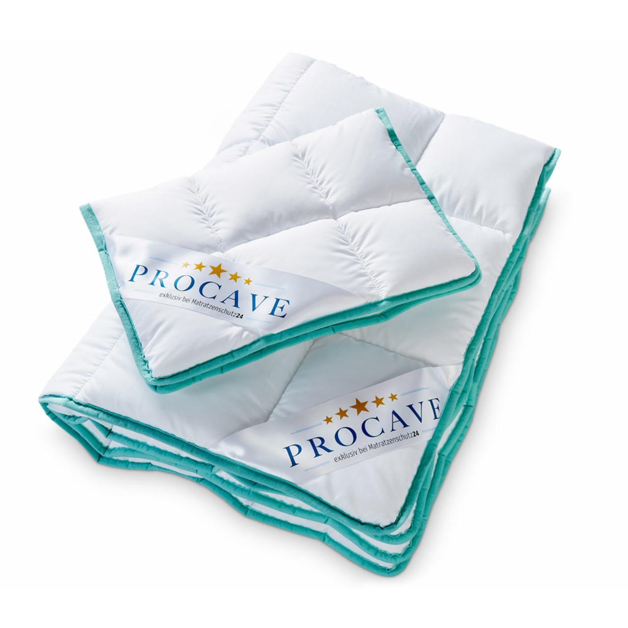 Kinderbetten-Set Aloe Vera mit Kissen 40x60cm und Steppbett 100x135cm