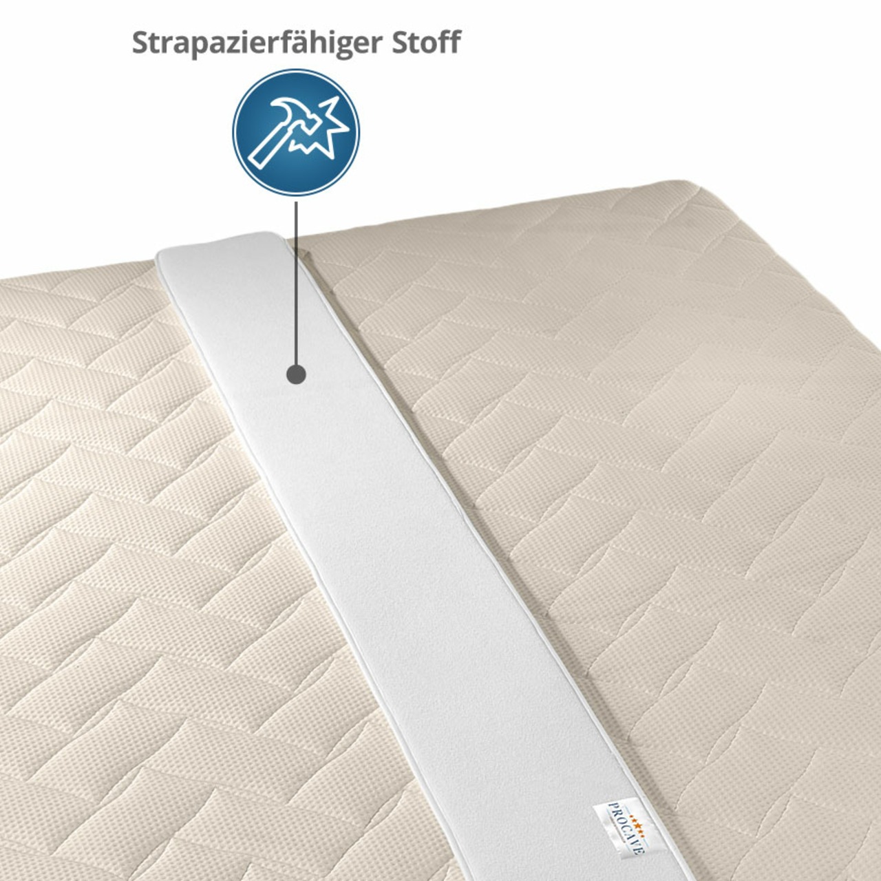 Doppelbettbrücke mit Bezug