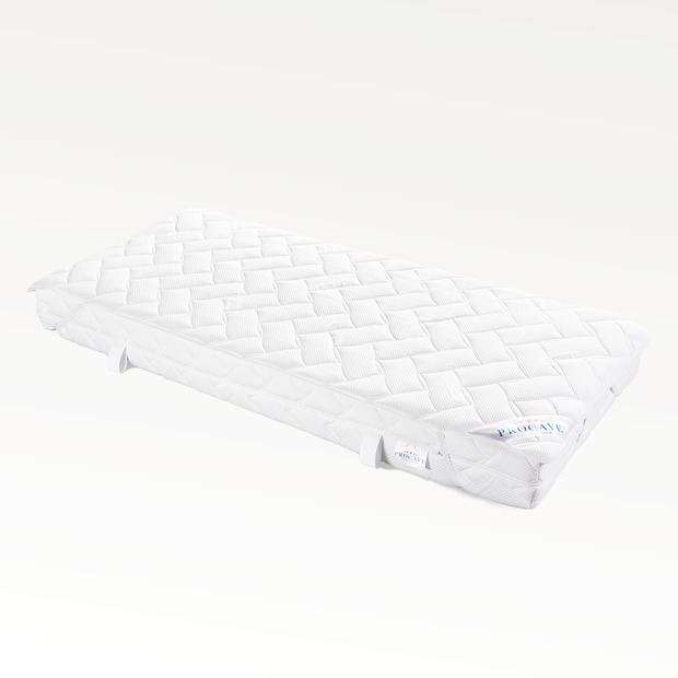 Matratzenauflage verstepptes Lyocell-Doppeltuch mit 4 Eckgummis