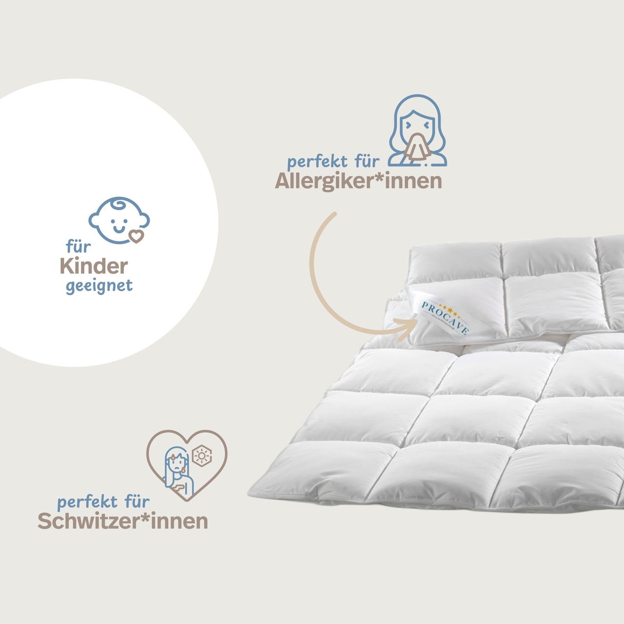 MICRO-COMFORT Ganzjahresdecke