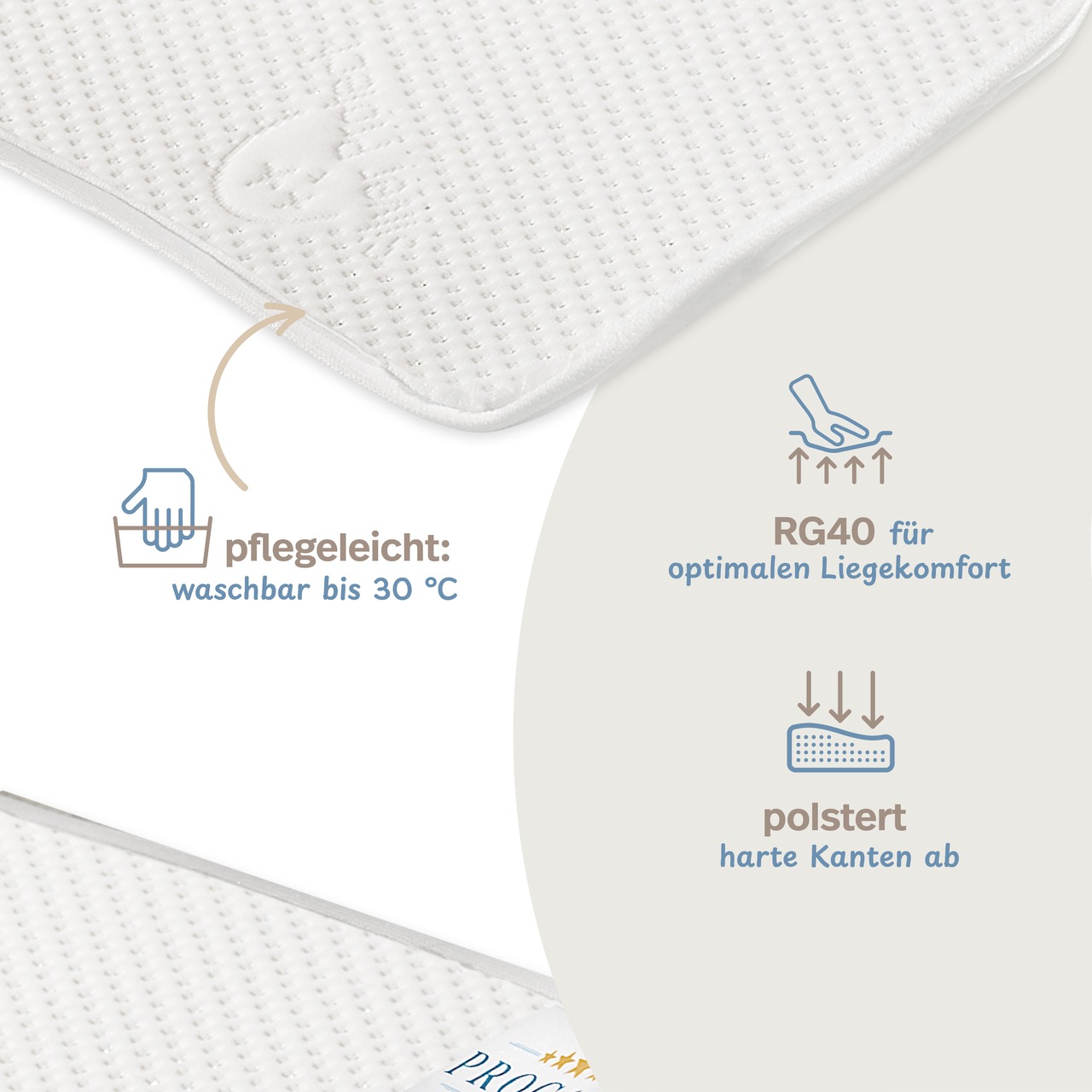 Liebesbrücke mit Silver Protect-Bezug