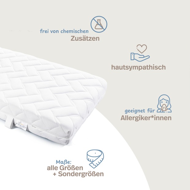 Frottee Matratzenbezug versteppt