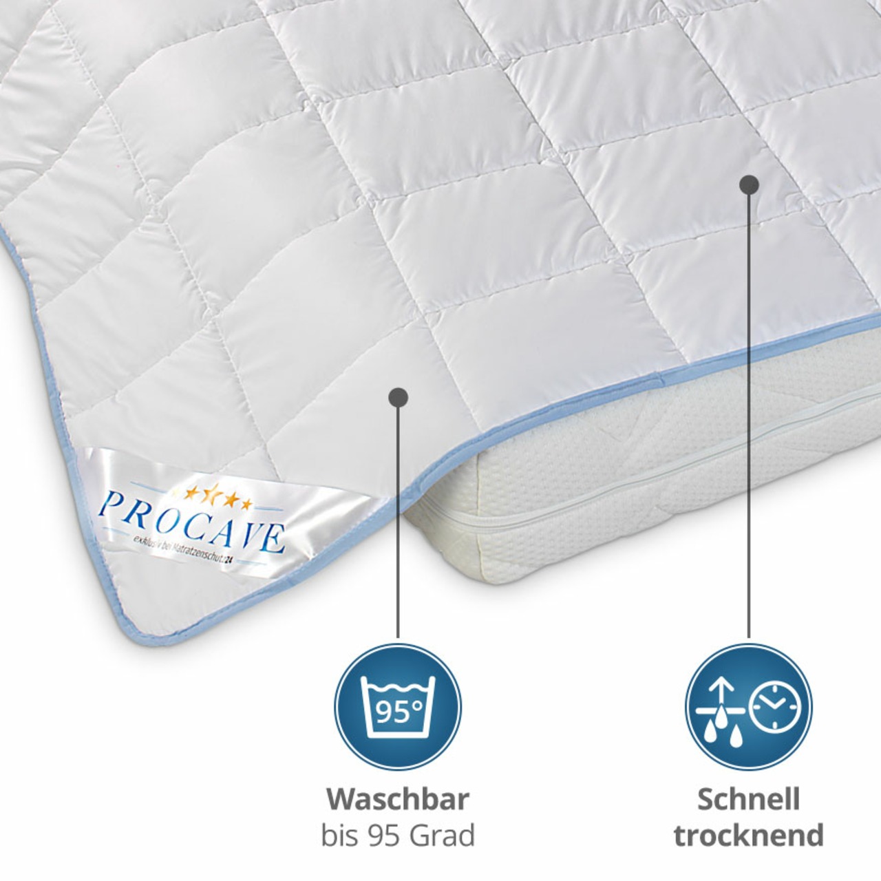 TopCool kochfeste Qualitäts-Sommerbettdecke