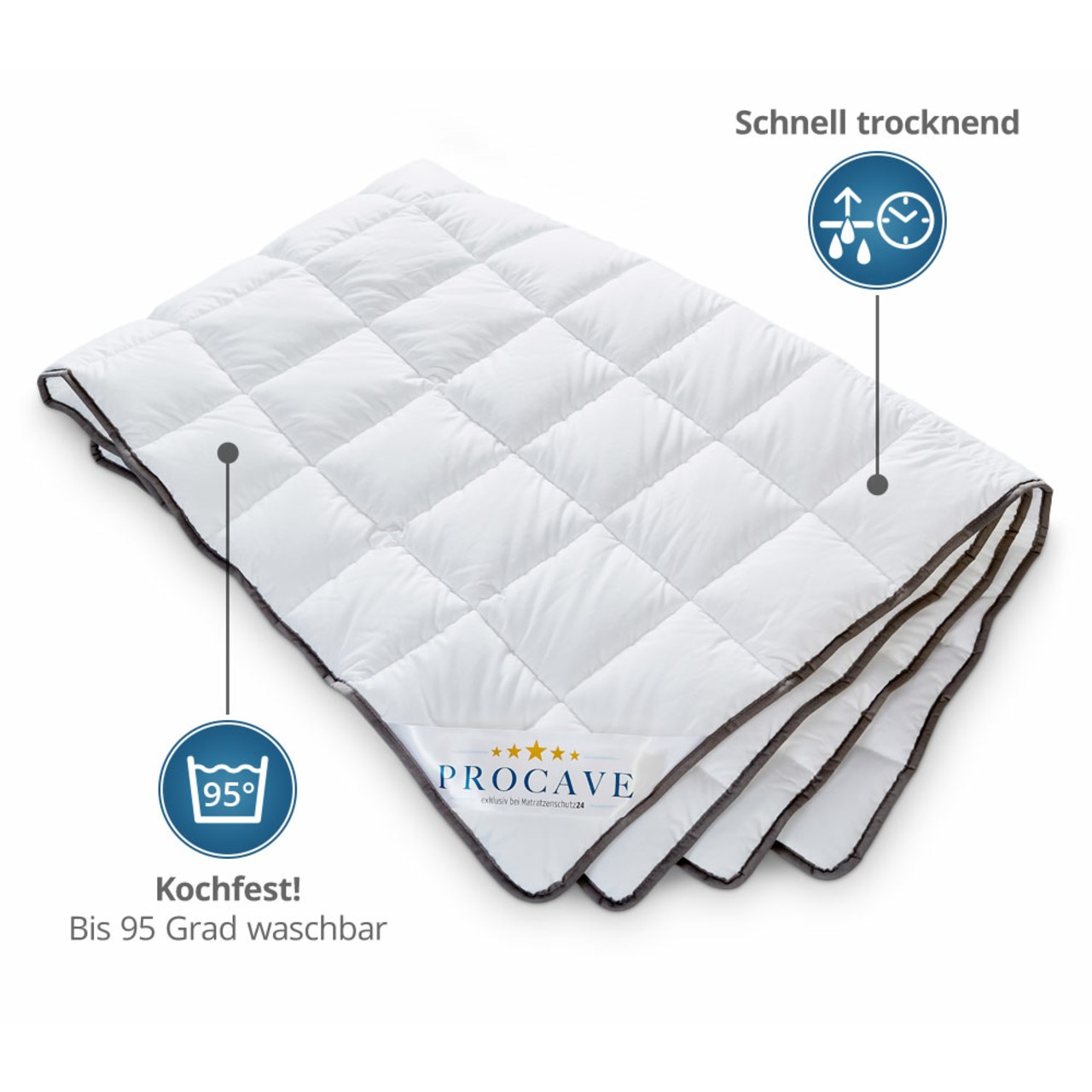 OBJEKT Bettdecken kochfest in Hotel-Qualität