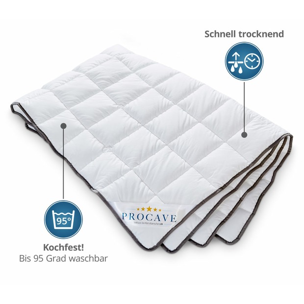 OBJEKT Bettdecken kochfest in Hotel-Qualität