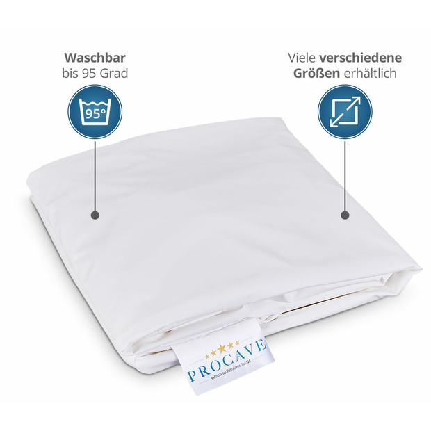 Inkontinenz Spannbettlaken in Weiß - 100% wasserdicht