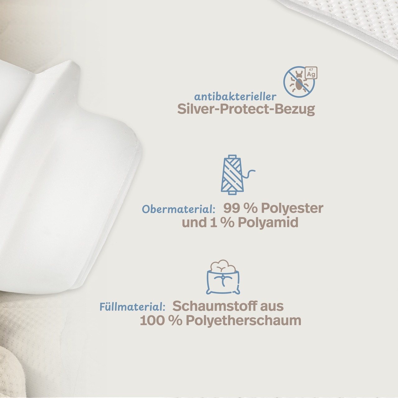 Liebesbrücke mit Silver Protect-Bezug