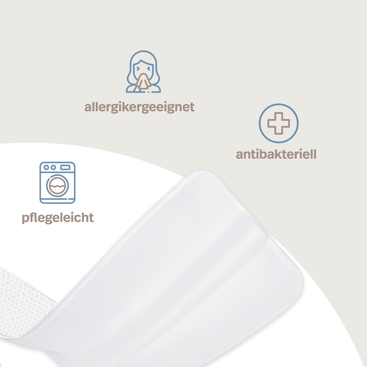 Liebesbrücke mit Silver Protect-Bezug