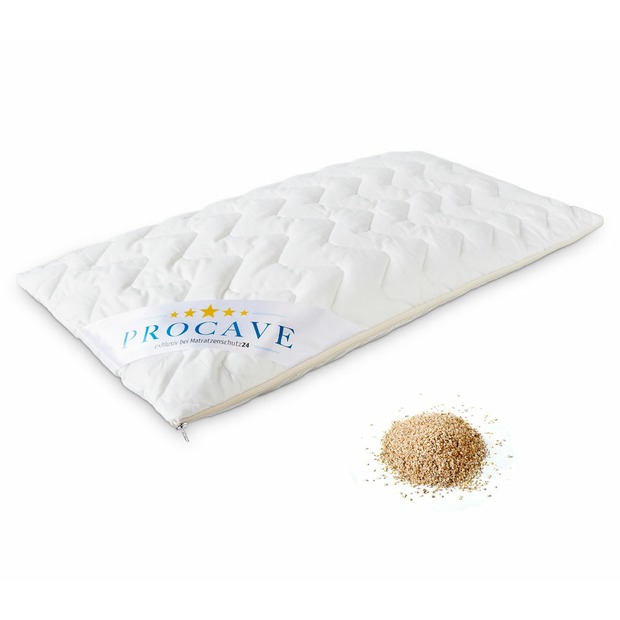 Hirsekissen mit waschbarem Bezug aus Baumwolle