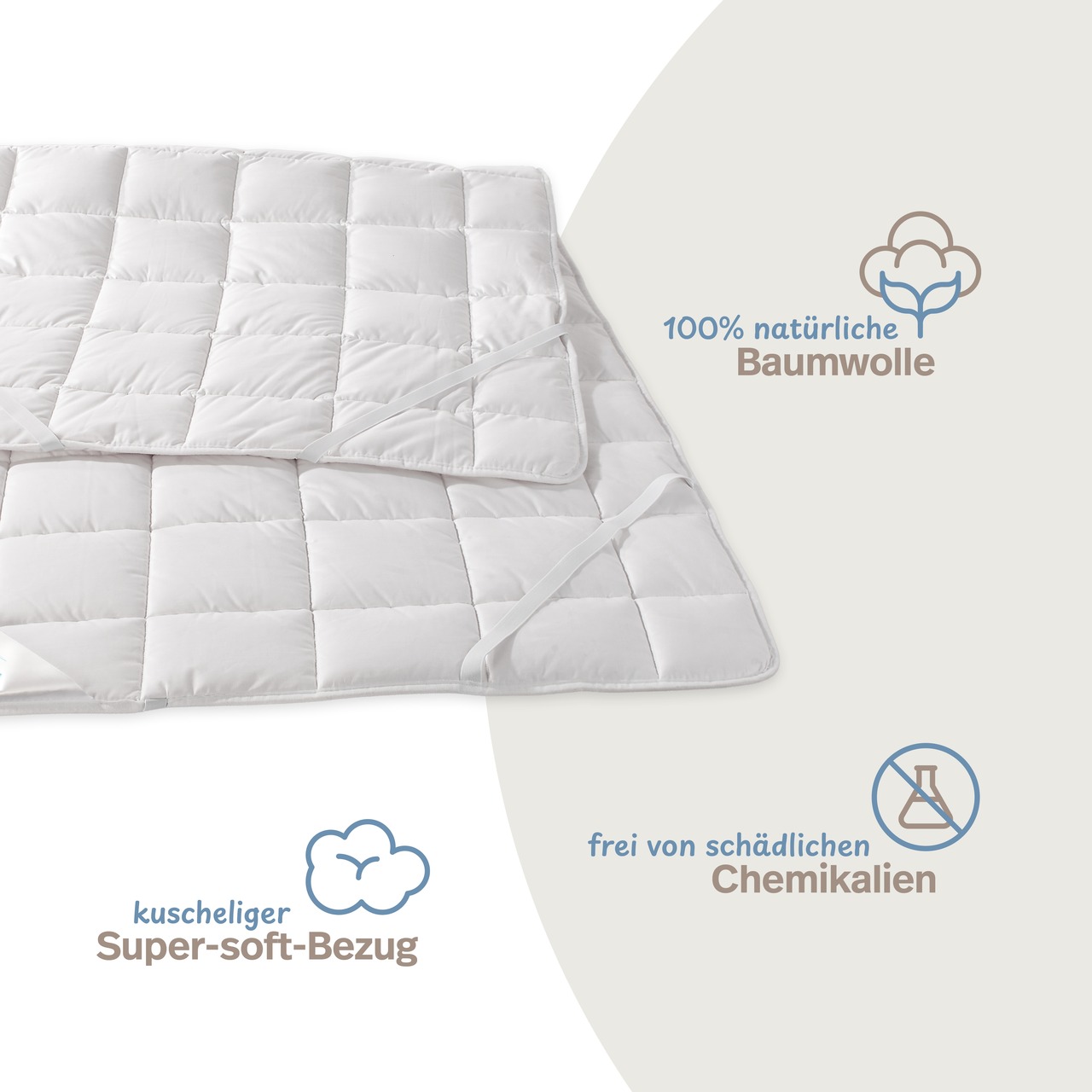 Matratzenschoner NATUR Baumwolle