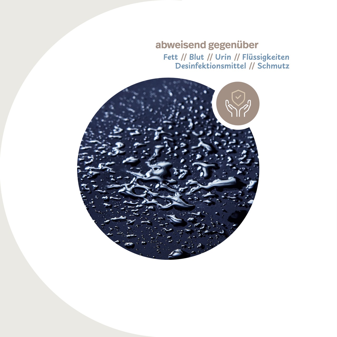 wasserdichter Matratzenbezug dunkelblau