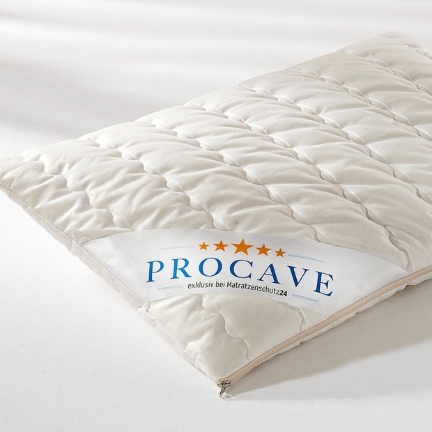 Dinkelkissen mit waschbarem Bezug aus Baumwolle