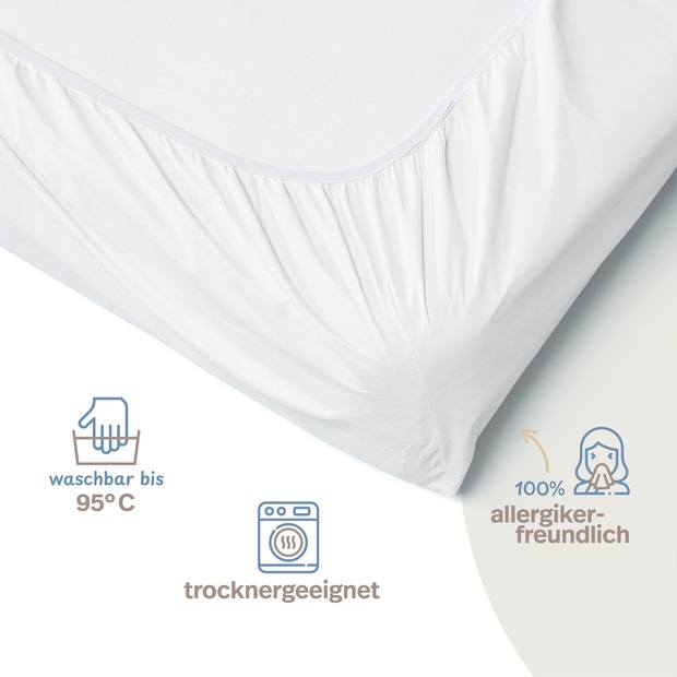 Anti Milben Encasing - Allergiker Spannbettlaken aus Evolon®