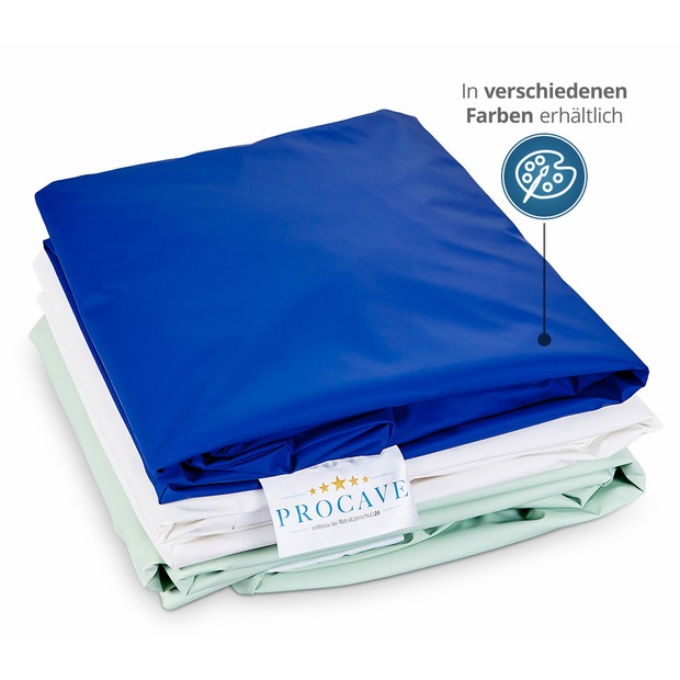 Inkontinenz Spannbettlaken in Blau - 100% wasserdicht