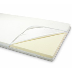 Viscoschaum-Topper mit Reißverschluss & Eckgummis