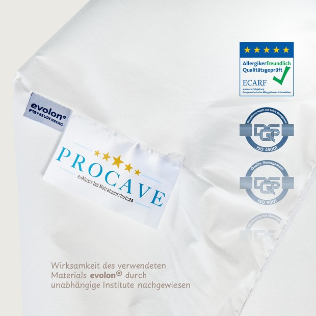 Anti Milben Encasing - Allergiker Spannbettlaken aus Evolon®