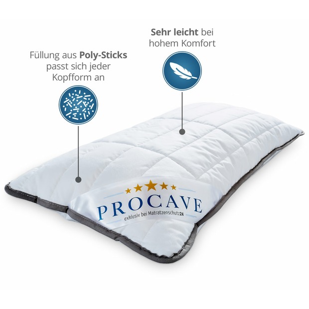 OBJEKT Kopfkissen kochfest in Hotel-Qualität