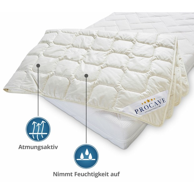 Wildseide Exquisit Qualitäts-Bettdecke für den Sommer