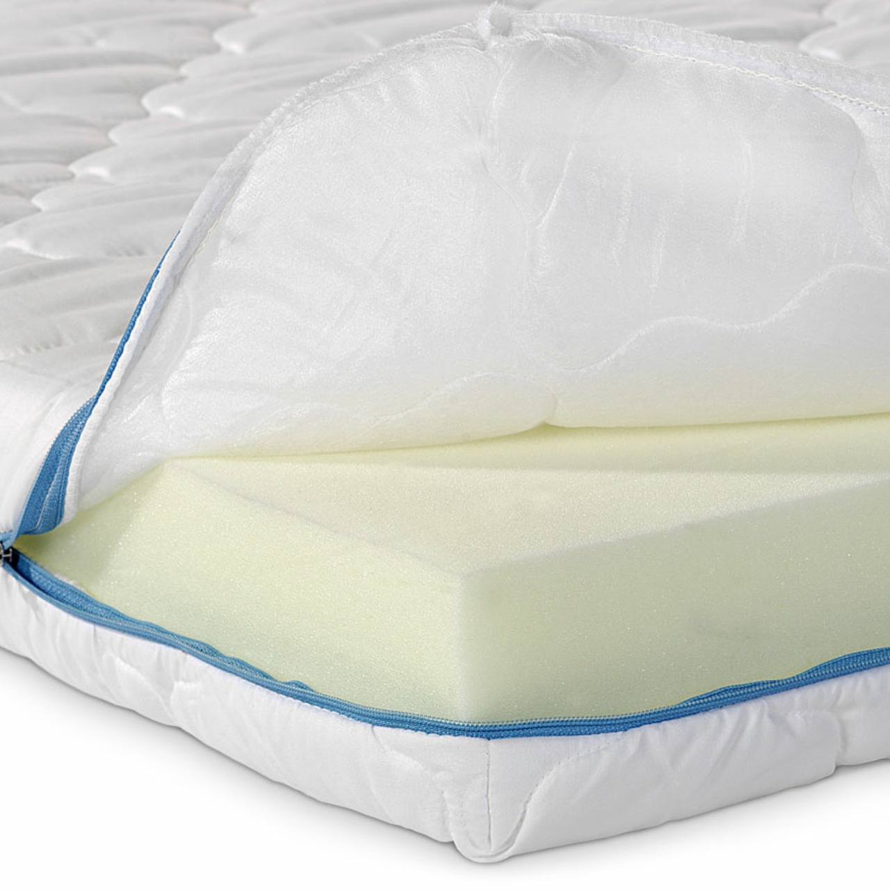 Kindermatratze mit verstepptem TopCool-Matratzenbezug