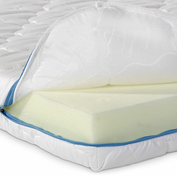 Kindermatratze mit verstepptem TopCool-Matratzenbezug