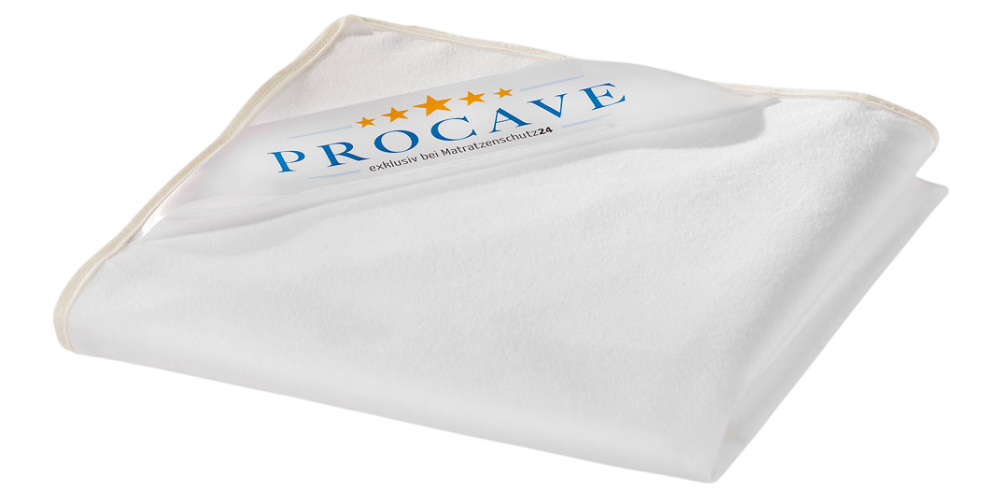 Wasserundurchl&auml;ssige Matratzenauflage gefaltet