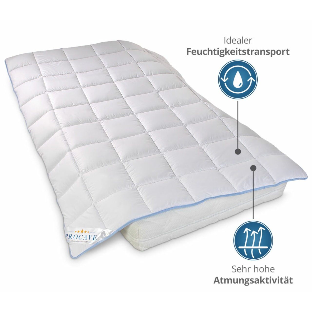 TopCool kochfeste Qualitäts-Ganzjahresdecke