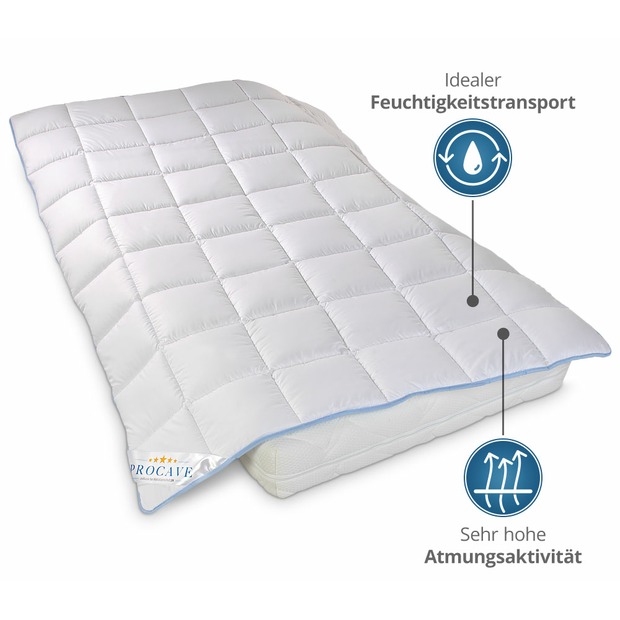 TopCool kochfeste Qualitäts-Ganzjahresdecke