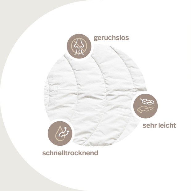 Kamelhaar Exquisit Qualitäts-Bettdecke - Sommer